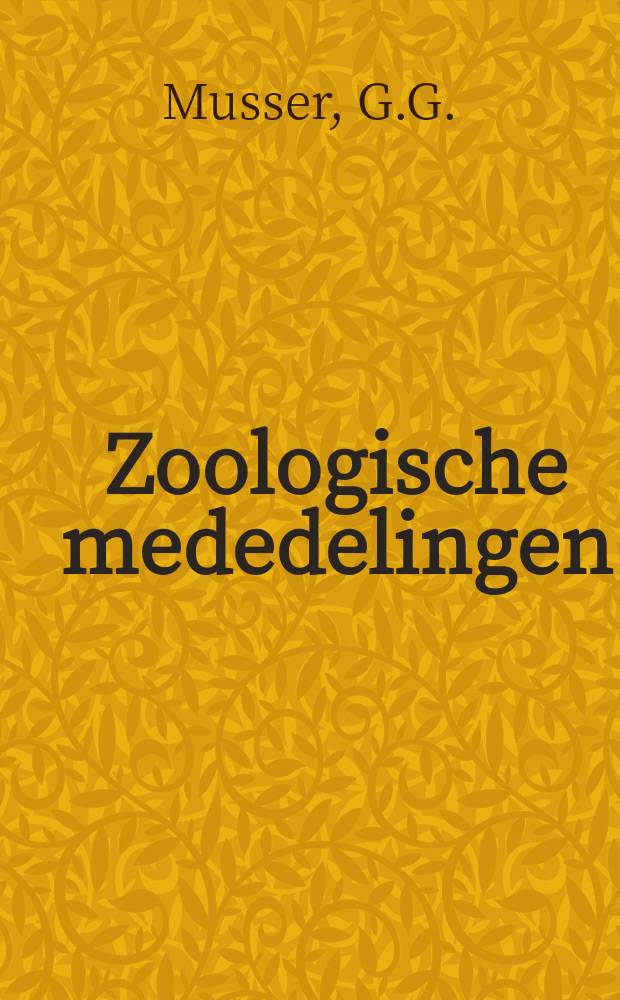 Zoologische mededelingen : Uitg. door het Rijksmuseum van natuurlijke historie te Leiden. Deel45, №11 : The identities and allocations of Taeromys paraxanthus and T. Tatei, two taxa based on compositie holotypes (Rodentia, Muridae)