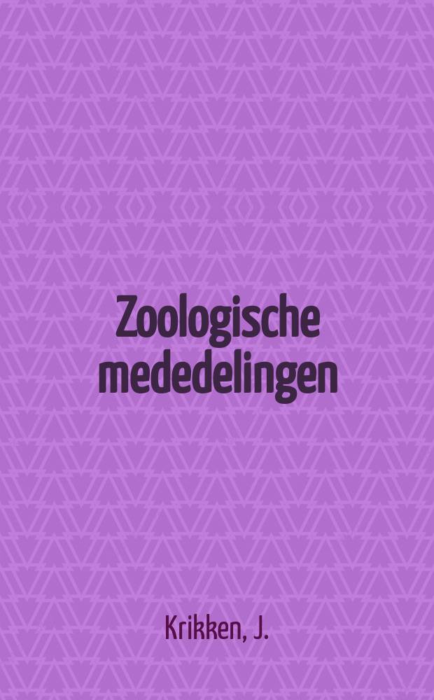 Zoologische mededelingen : Uitg. door het Rijksmuseum van natuurlijke historie te Leiden. Deel48, №18 : A new species of Platyonitis ...