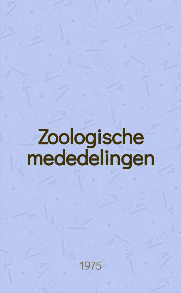 Zoologische mededelingen : Uitg. door het Rijksmuseum van natuurlijke historie te Leiden. Deel49, №14 : Biological results of the Snellius expedition