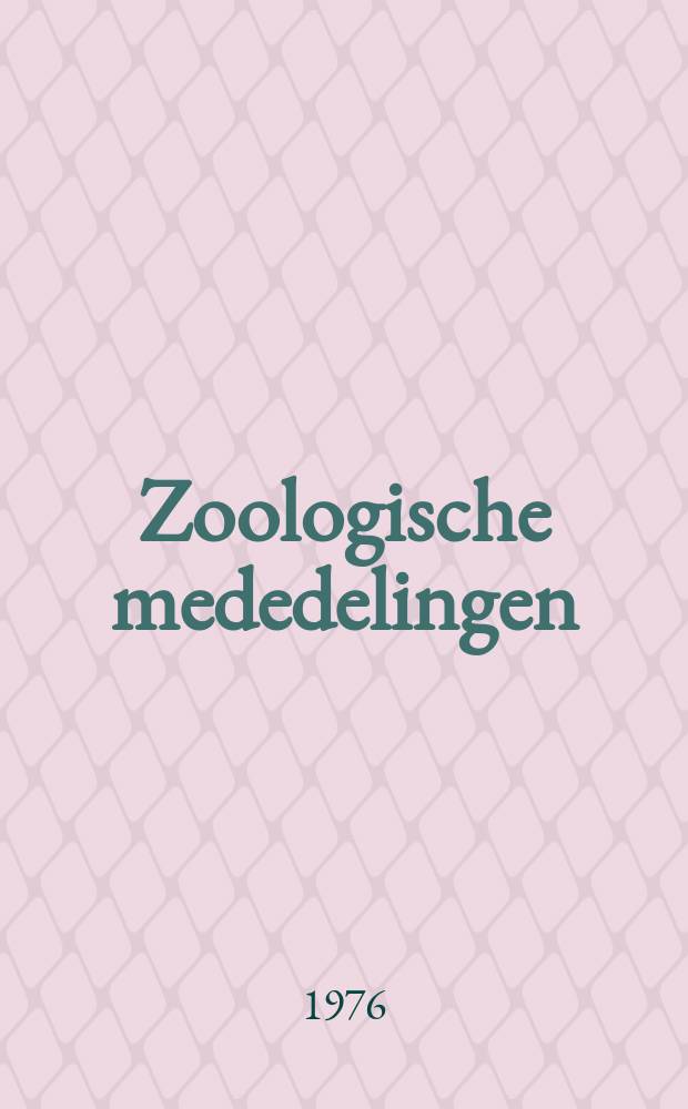 Zoologische mededelingen : Uitg. door het Rijksmuseum van natuurlijke historie te Leiden. Deel50, №3 : Redescription of Deropria elongata (Eggers) ...