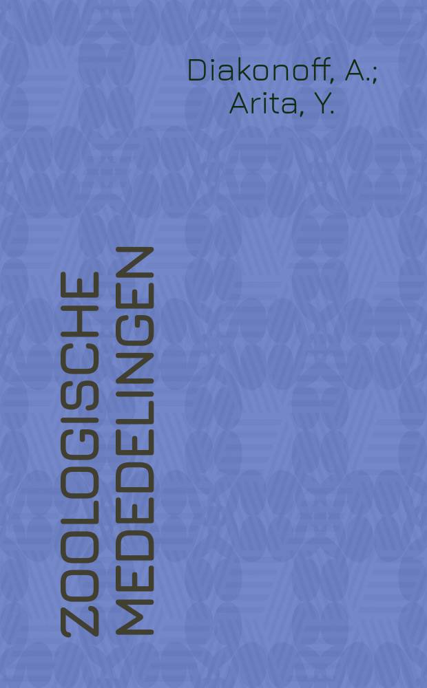 Zoologische mededelingen : Uitg. door het Rijksmuseum van natuurlijke historie te Leiden. Deel50, №12 : New and old species of Glyphipterigidae ...