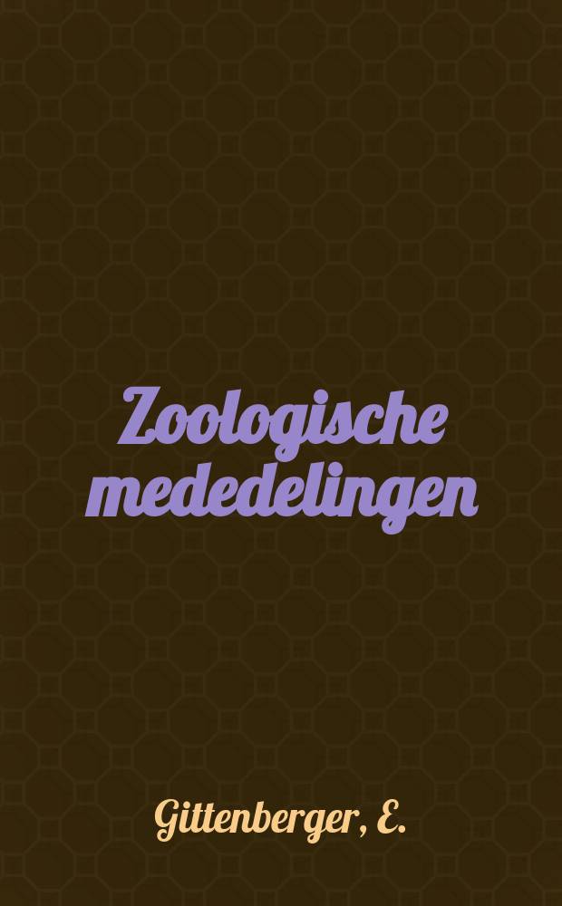 Zoologische mededelingen : Uitg. door het Rijksmuseum van natuurlijke historie te Leiden. Deel50, №19 : Beiträge zur Kenntnis der Pupillacea ...
