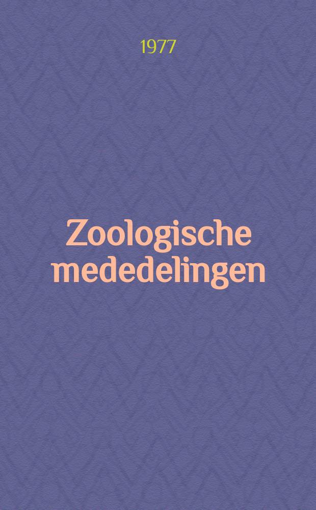 Zoologische mededelingen : Uitg. door het Rijksmuseum van natuurlijke historie te Leiden. Deel51, №4 : Studies on opilioacarida ...