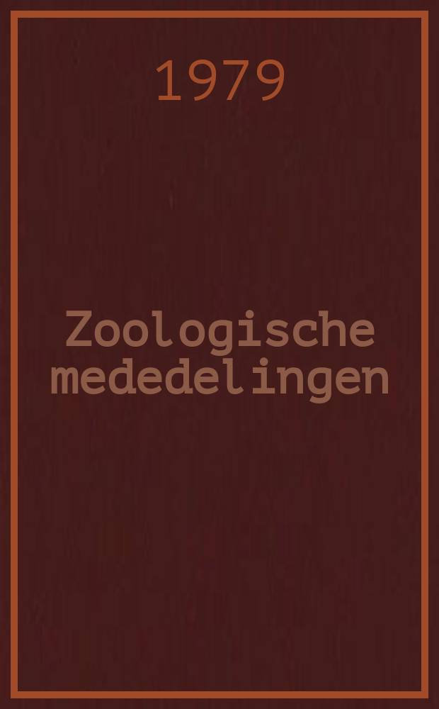 Zoologische mededelingen : Uitg. door het Rijksmuseum van natuurlijke historie te Leiden. D.53, №26 : Parnassiana nova