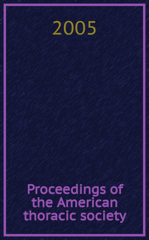 Proceedings of the American thoracic society : An offic. publ. of the Amer. thoracic society. Vol.2, №4 : The science of COPD