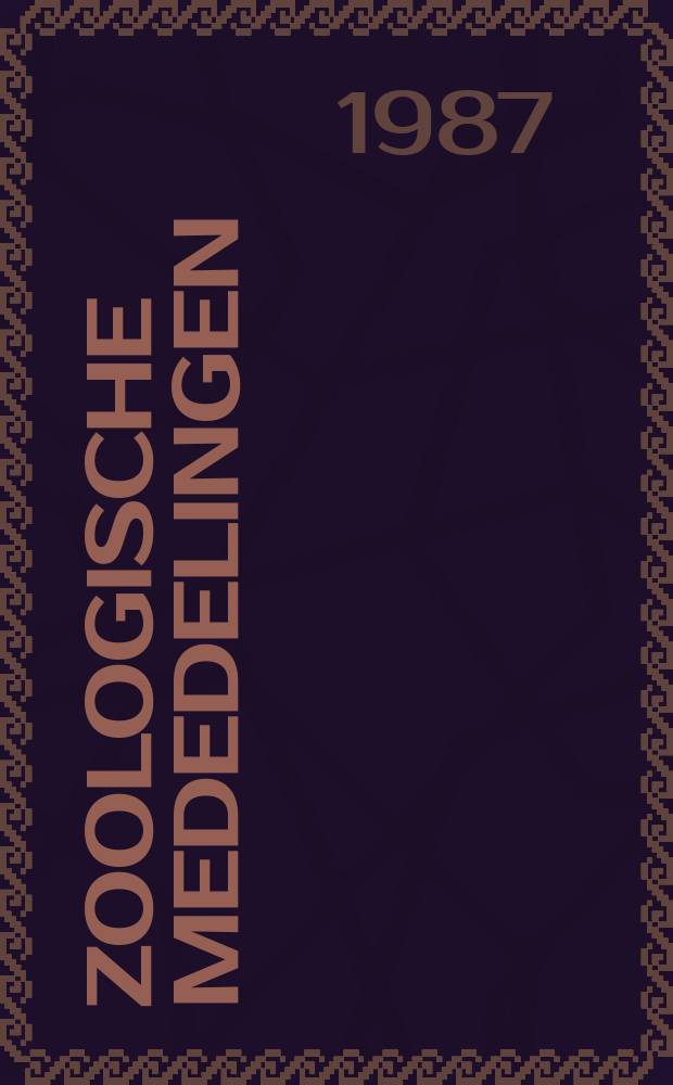 Zoologische mededelingen : Uitg. door het Rijksmuseum van natuurlijke historie te Leiden. D.61, №36 : A redecription of the sea anemone ...