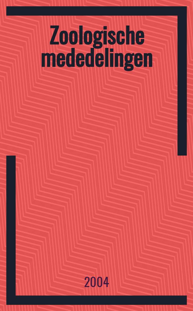 Zoologische mededelingen : Uitg. door het Rijksmuseum van natuurlijke historie te Leiden. 78, №18/28