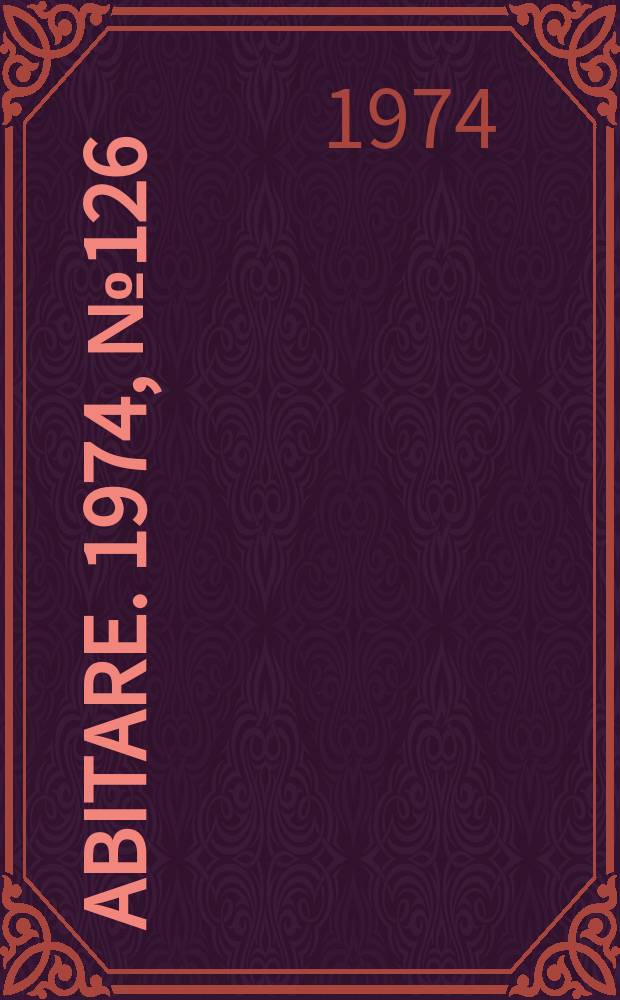 Abitare. 1974, №126