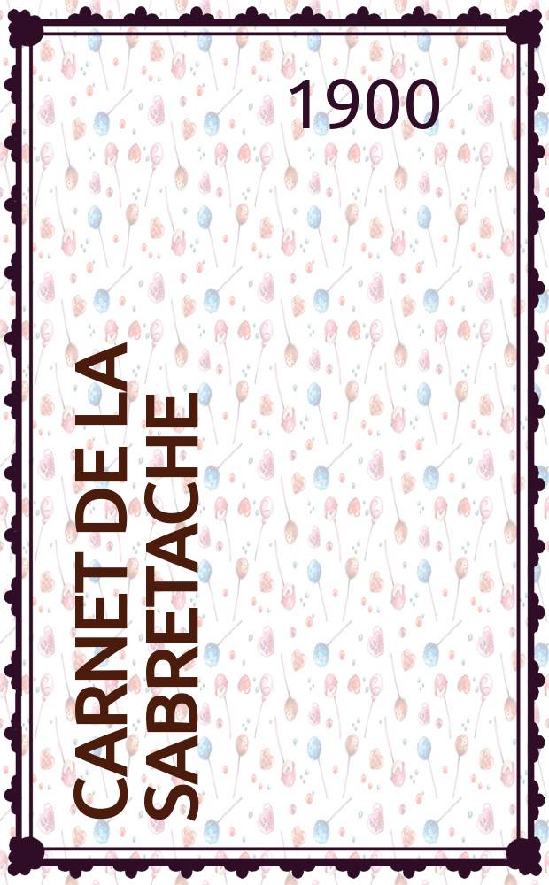 Carnet de la sabretache : Rev. milit. rétrospective. Vol.8, №89