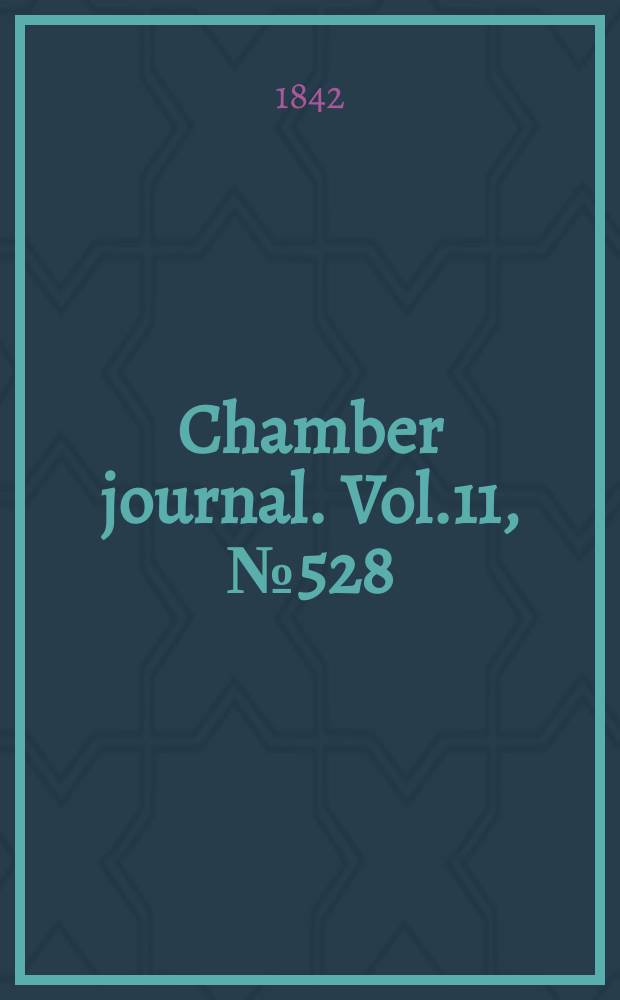 Chamber journal. Vol.11, №528
