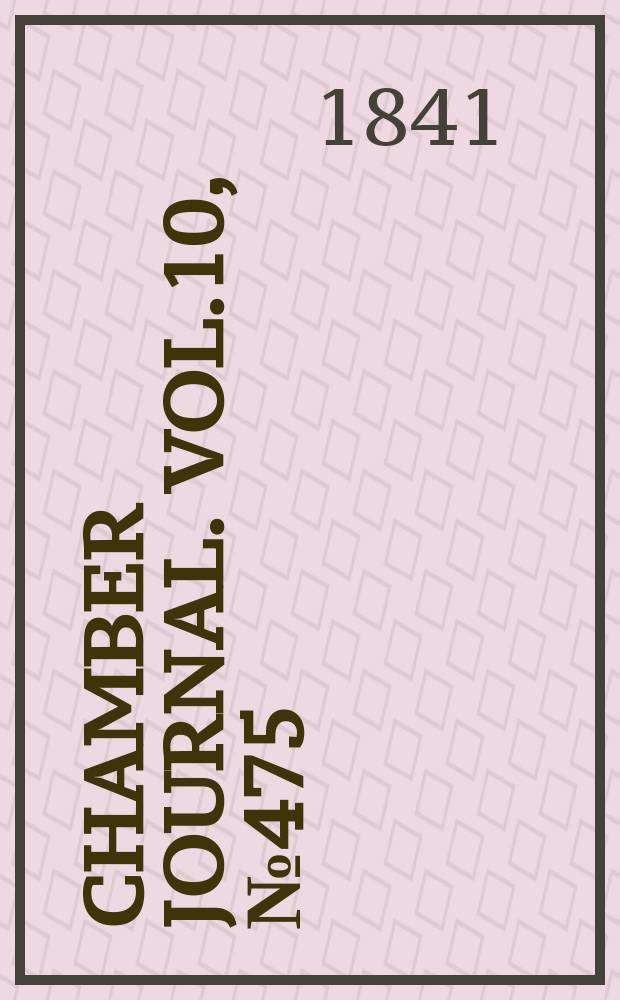 Chamber journal. Vol.10, №475