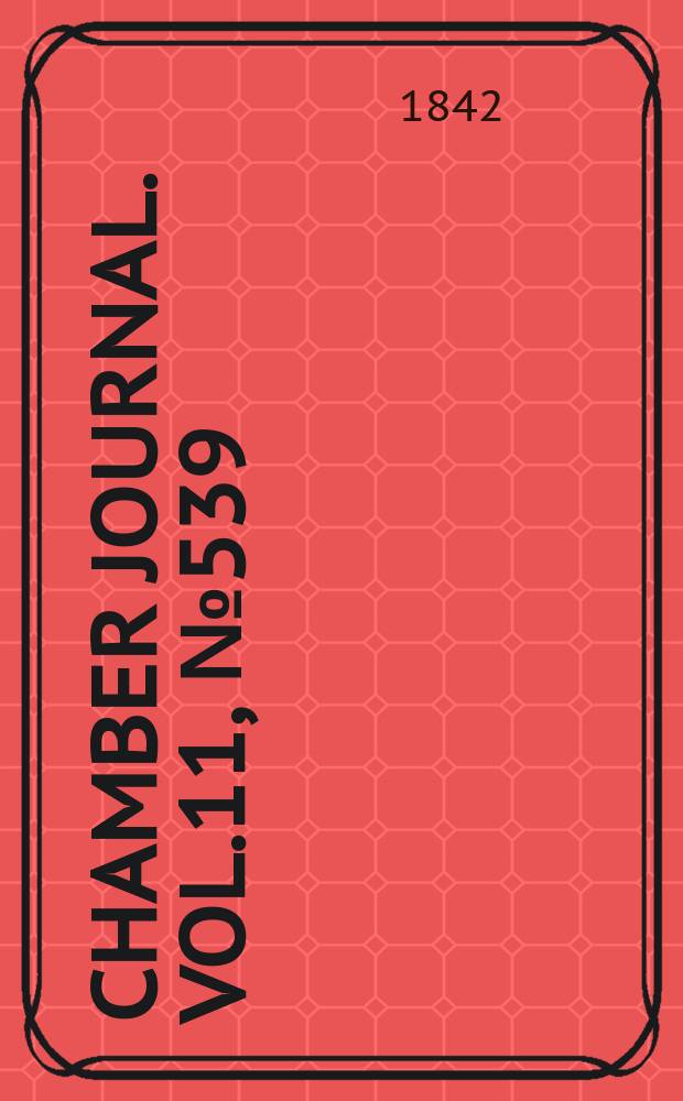 Chamber journal. Vol.11, №539