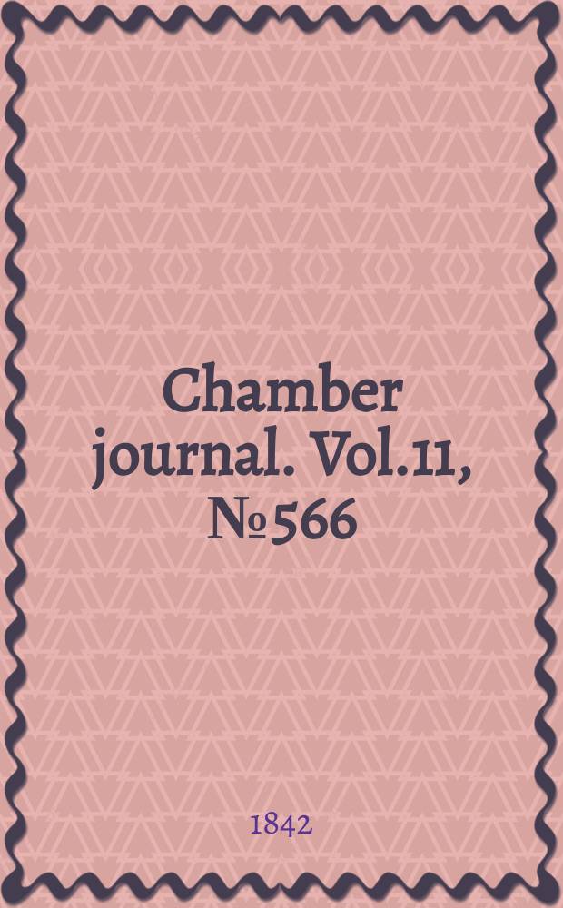 Chamber journal. Vol.11, №566