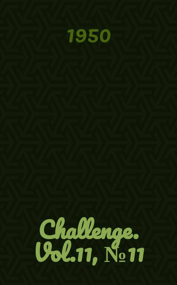 Challenge. Vol.11, №11
