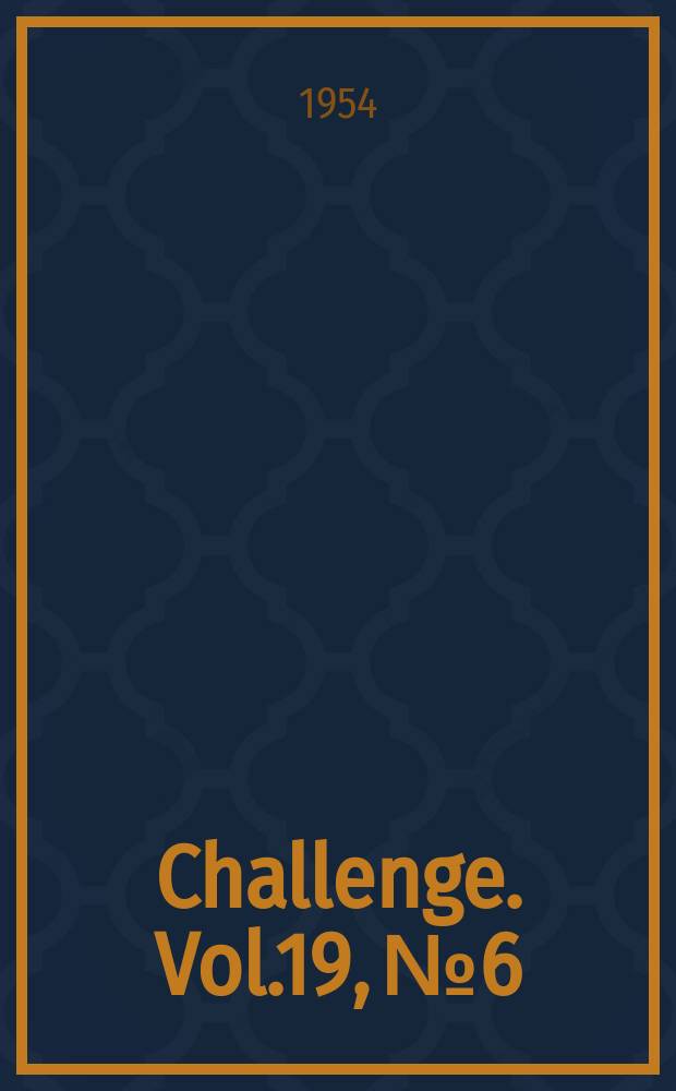 Challenge. Vol.19, №6