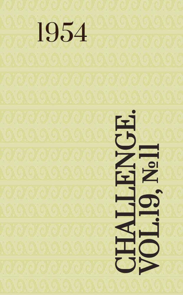Challenge. Vol.19, №11