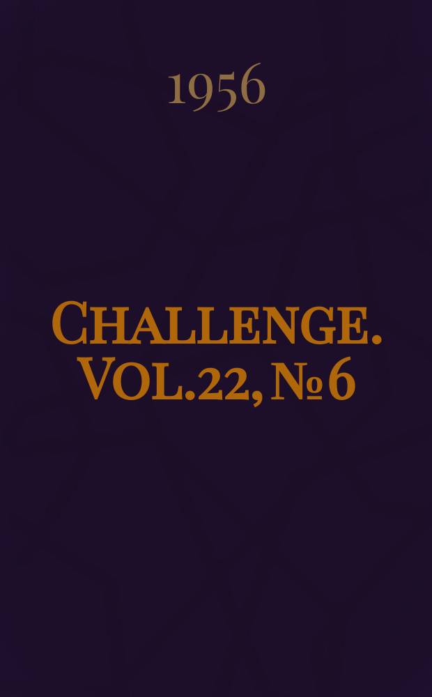Challenge. Vol.22, №6