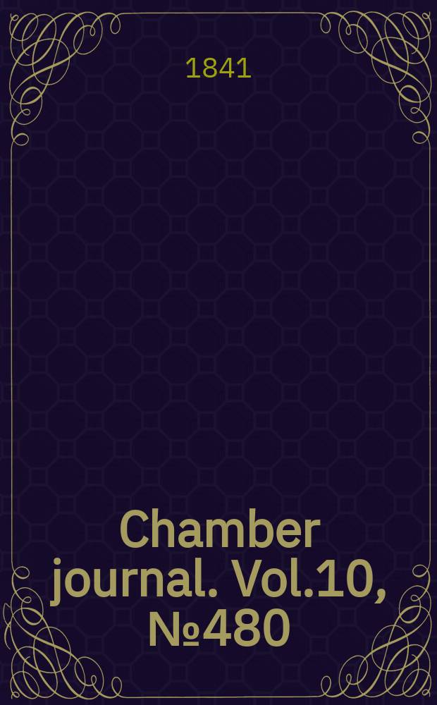 Chamber journal. Vol.10, №480