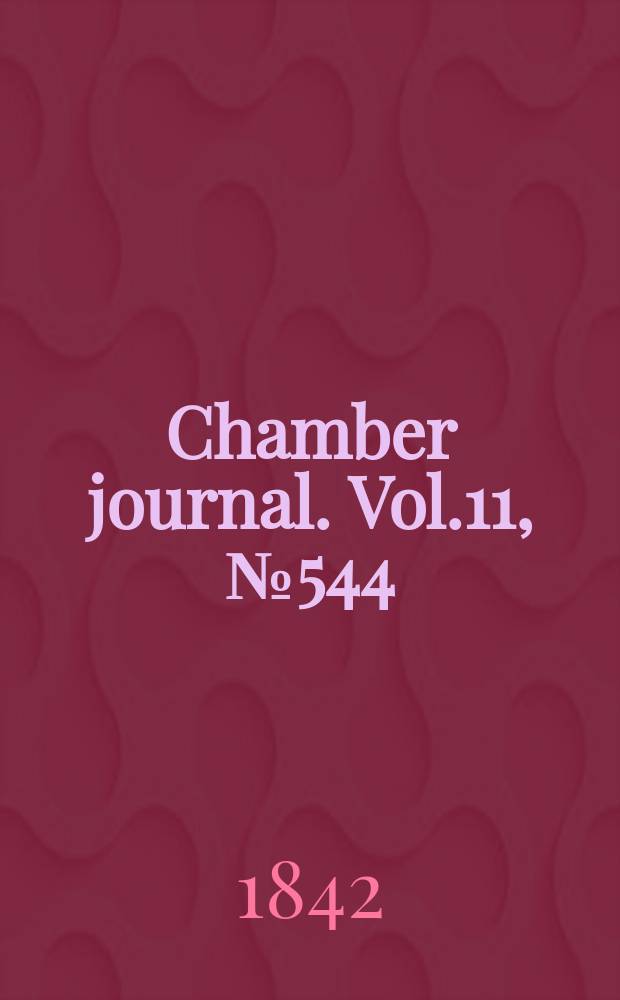 Chamber journal. Vol.11, №544
