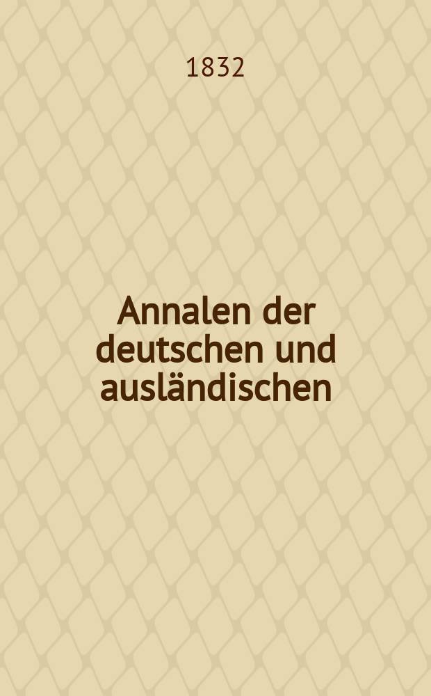 Annalen der deutschen und ausländischen : Criminal - Recht pflege. Bd.13, H.26