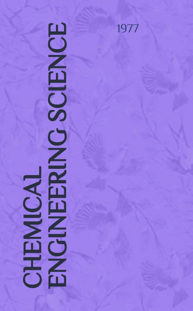 Chemical engineering science : G&eacute;nie chimique. Vol.32, №11