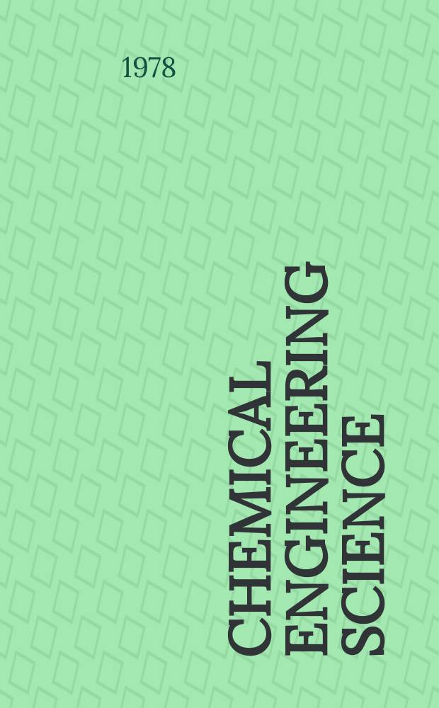 Chemical engineering science : G&eacute;nie chimique. Vol.33, №11