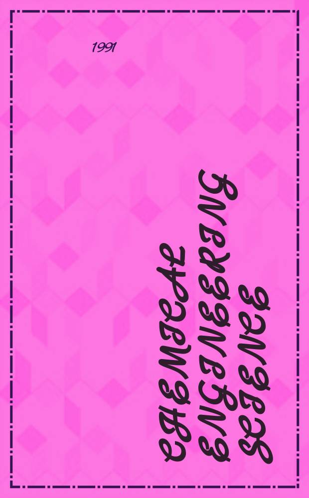Chemical engineering science : G&eacute;nie chimique. Vol.46, №5/6