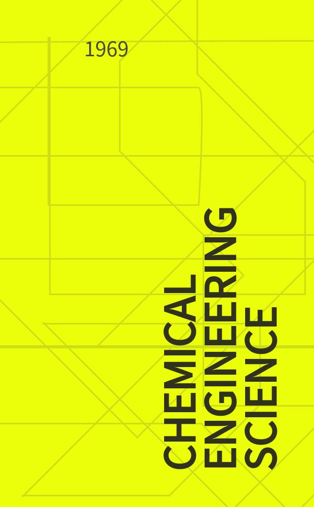 Chemical engineering science : Génie chimique. Vol.24, №7