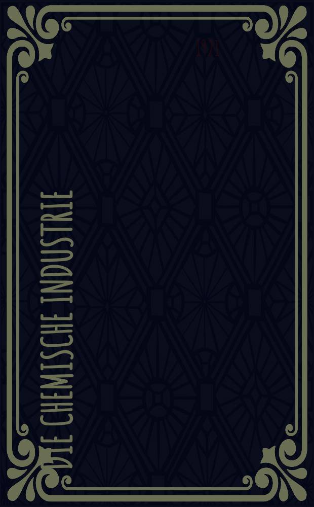 Die Chemische Industrie : Monatsschrift hrsg. von Verein zur Wahrung der Interessen der chemischen Industrie Deutschlands. Jg.44 1921, №22
