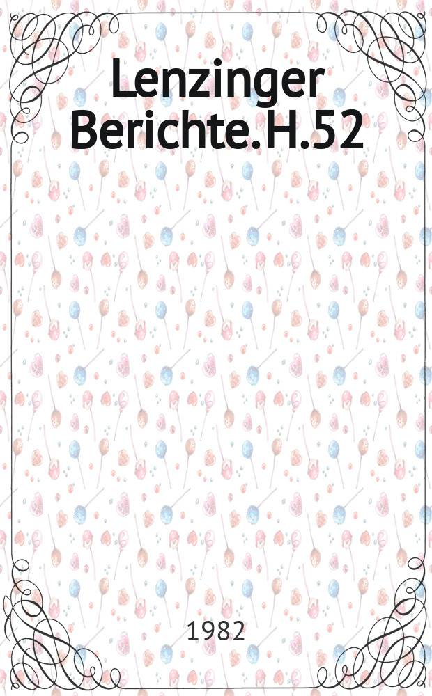 Lenzinger Berichte. H.52