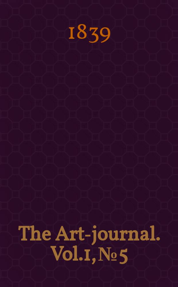 The Art-journal. Vol.1, №5