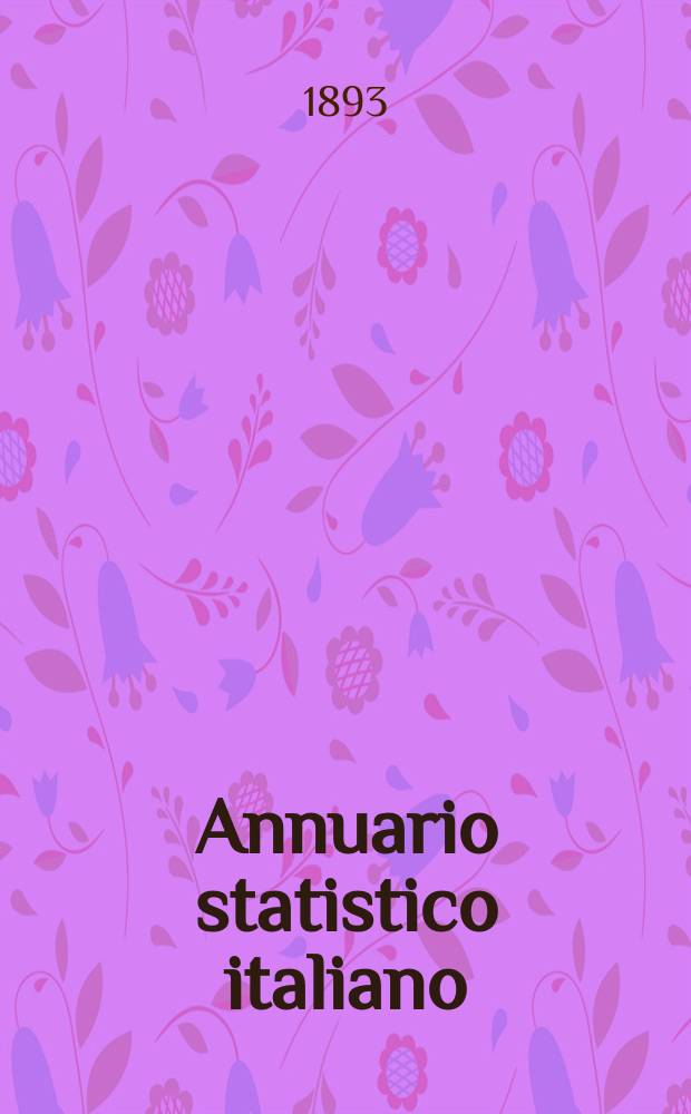 Annuario statistico italiano