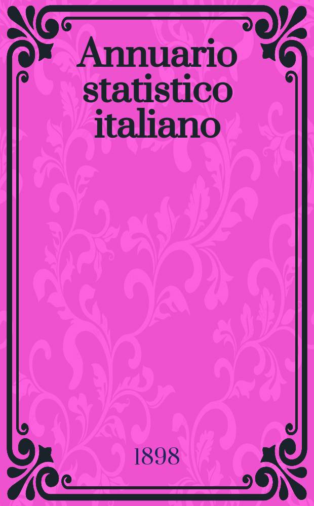Annuario statistico italiano