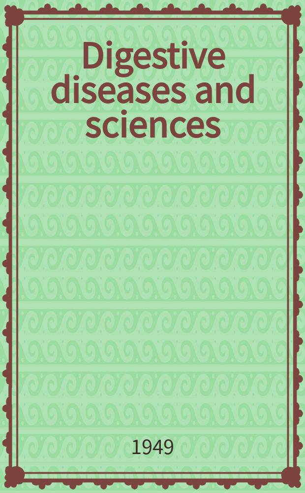 Digestive diseases and sciences : Formerly publ. as the American journal of digestive diseases. Vol.16, №5