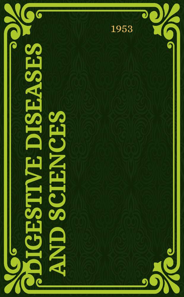Digestive diseases and sciences : Formerly publ. as the American journal of digestive diseases. Vol.20, №1