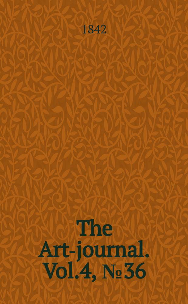 The Art-journal. Vol.4, №36