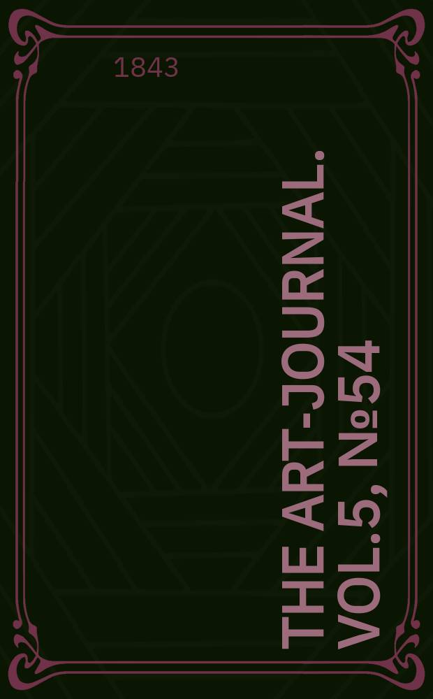 The Art-journal. Vol.5, №54