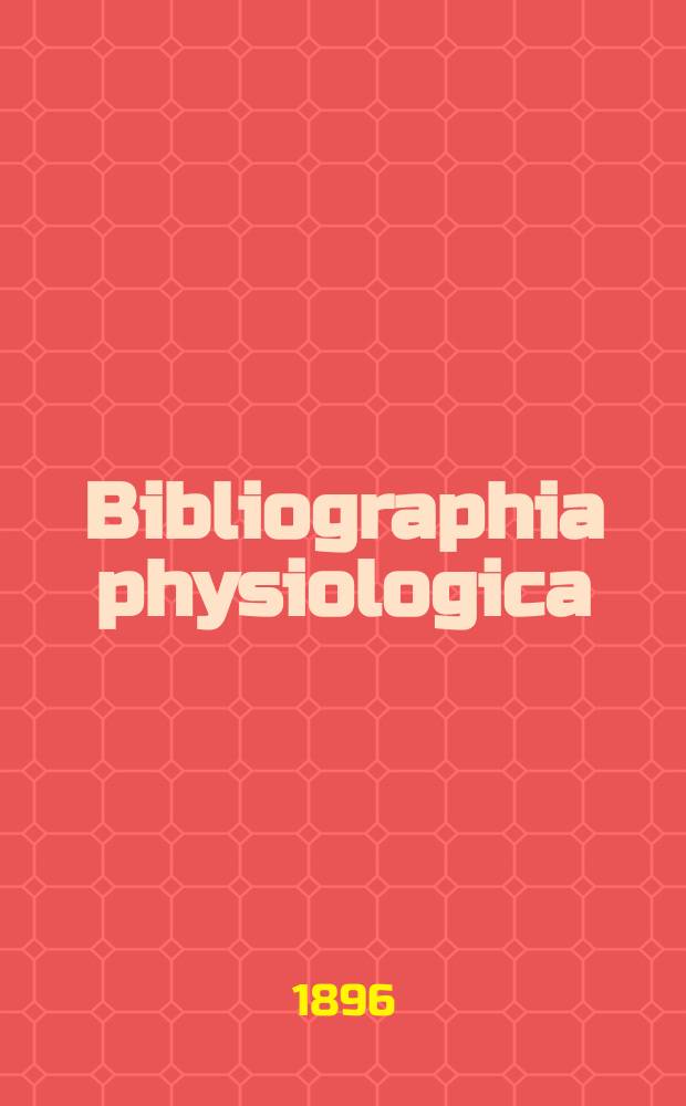Bibliographia physiologica