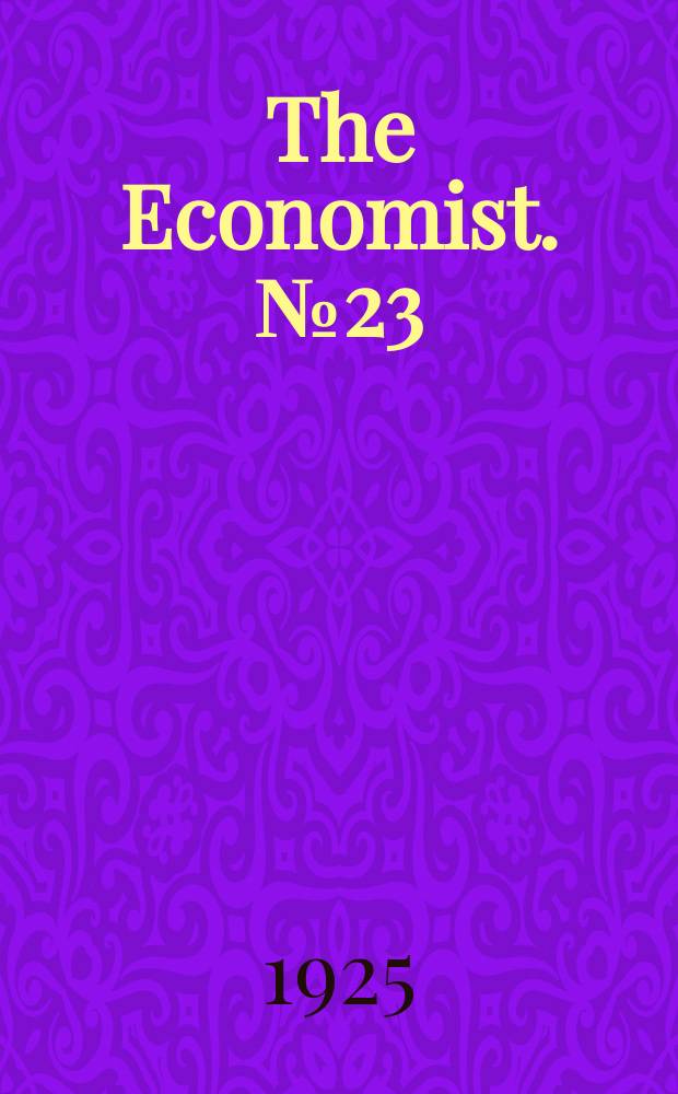 The Economist. №23