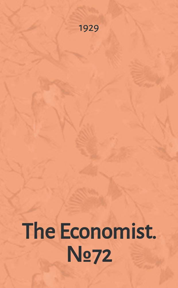 The Economist. №72