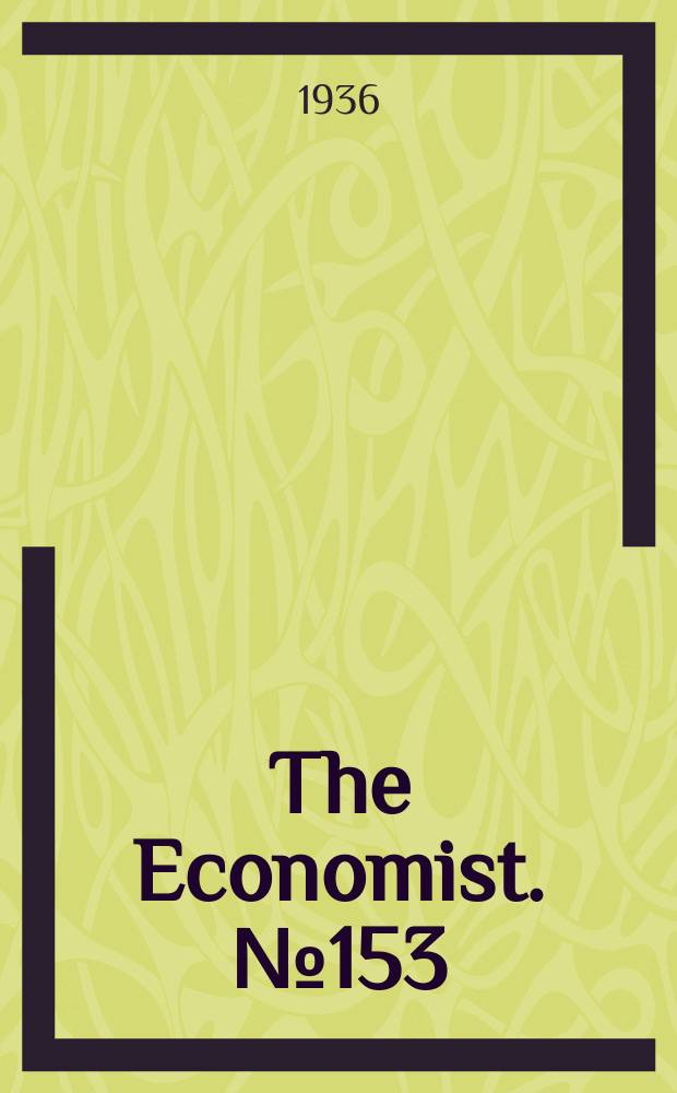 The Economist. №153