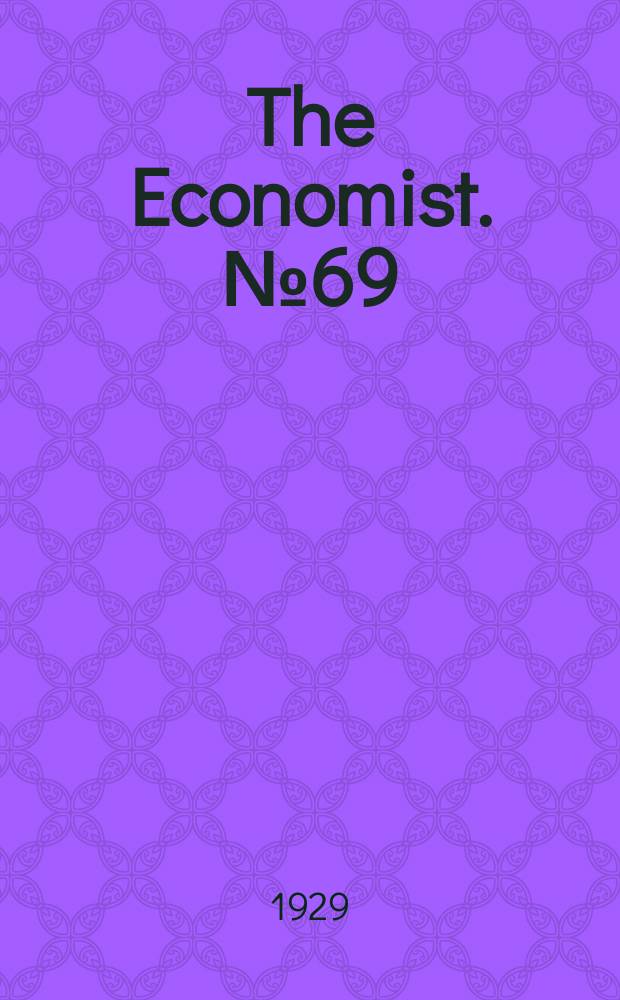 The Economist. №69