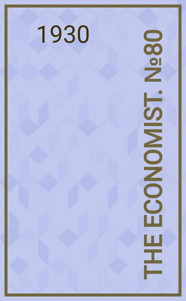 The Economist. №80