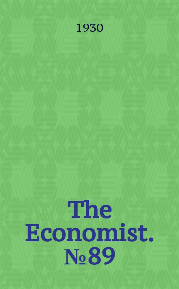 The Economist. №89
