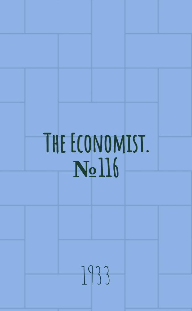 The Economist. №116