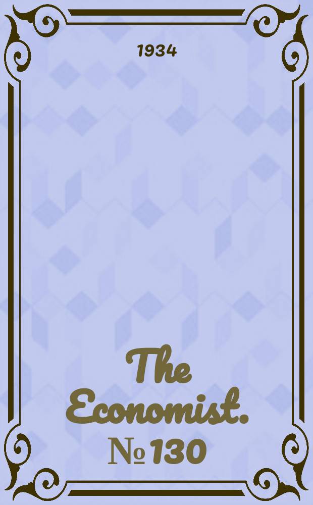 The Economist. №130