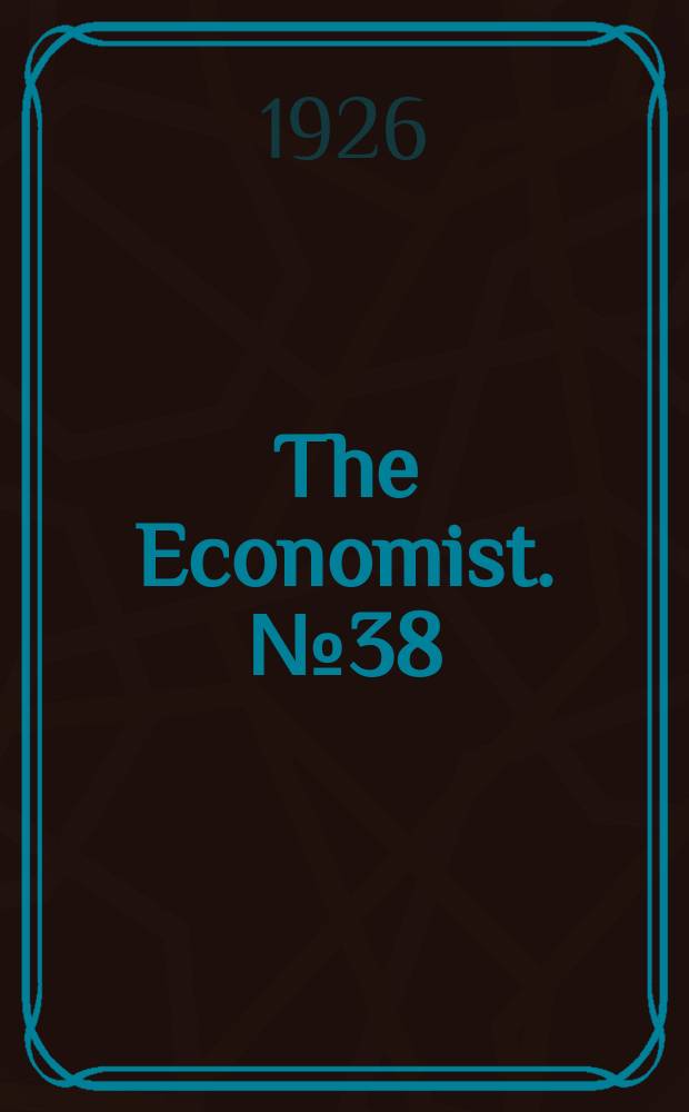 The Economist. №38