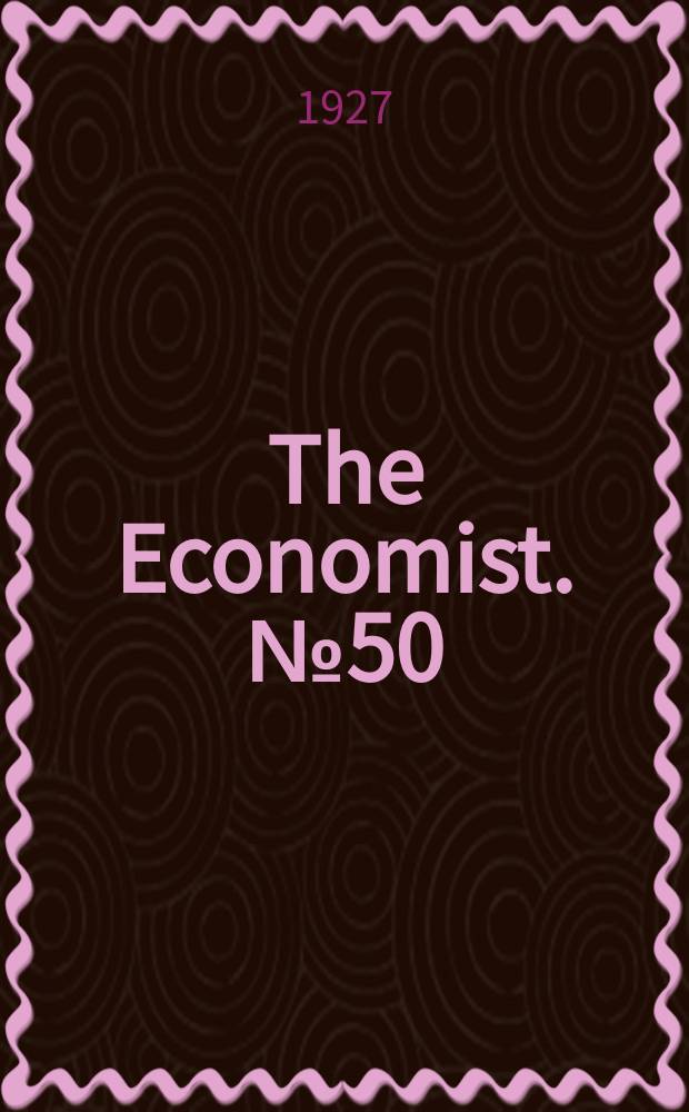 The Economist. №50