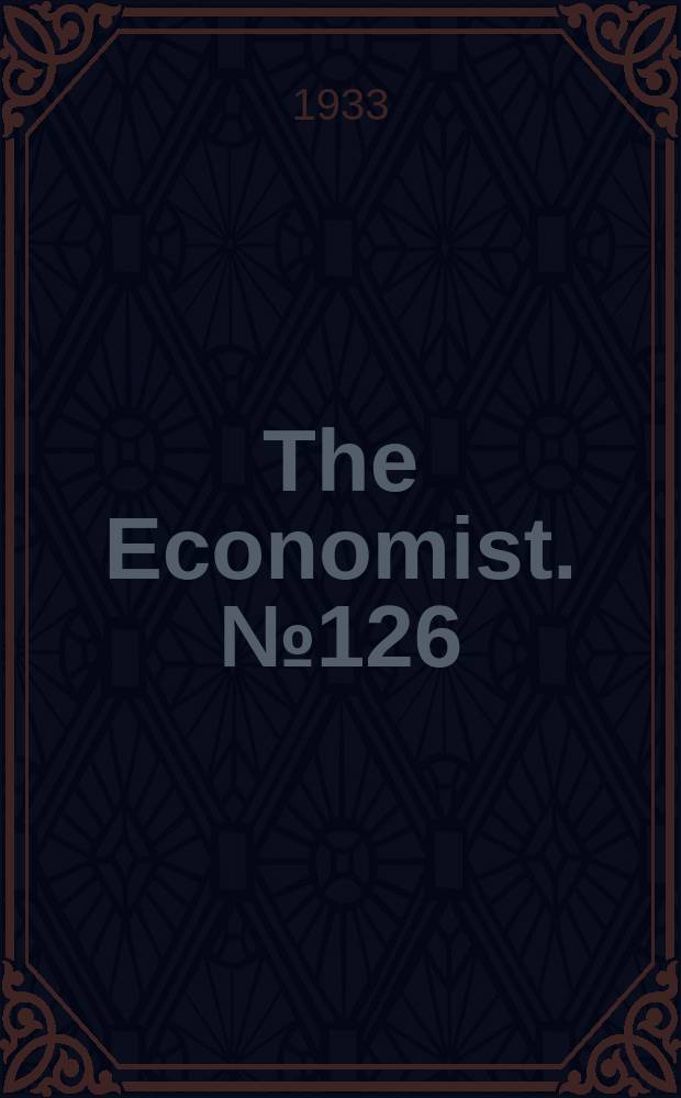 The Economist. №126