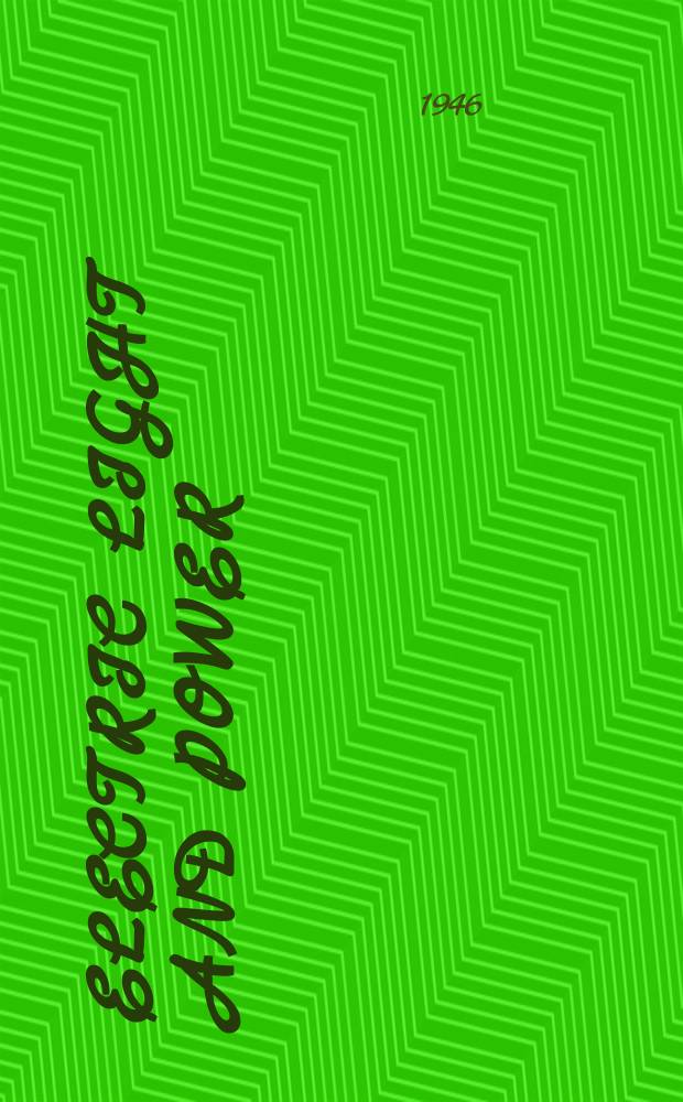 Electric light and power : Founded in 1922 Engineering, management and selling Publ. monthly. Vol.24, №4